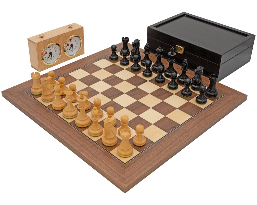 The Executive Walnut Deluxe Chess Set