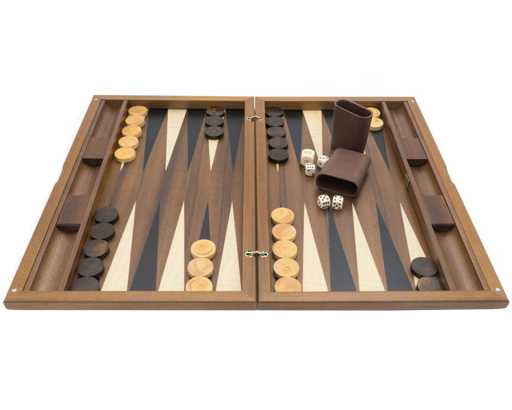 The Dal Negro York Deluxe Backgammon Set