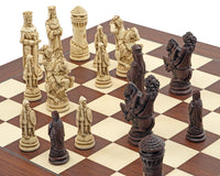 Berkeley Chess Camelot Russet Chessmen