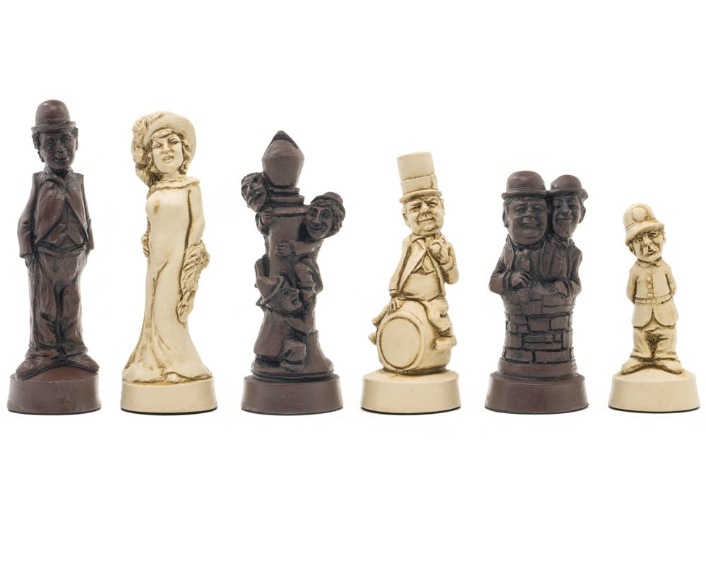 Berkeley Chess Movie Stars Russet Chessmen