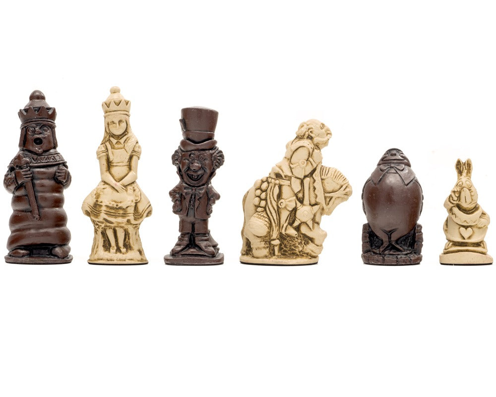 Berkeley Chess Alice in Wonderland Russet Chessmen