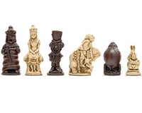 Berkeley Chess Alice in Wonderland Russet Chessmen
