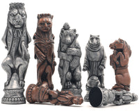 Berkeley Chess Reynard the Fox Metallic Chessmen