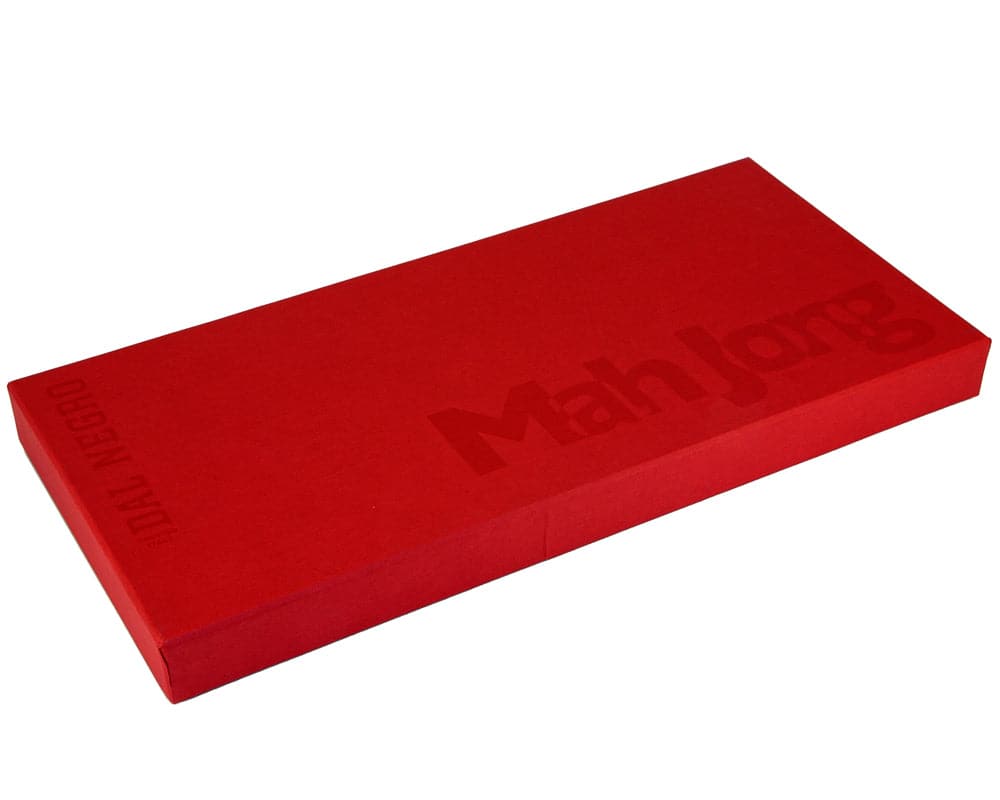 Dal Negro Deluxe Mah Jong Set US Version in red box