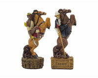 The British Vs Zulus Hand-Painted Themed Chess Pieces by Italfama