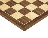 45cm Walnut and Maple Chessboard