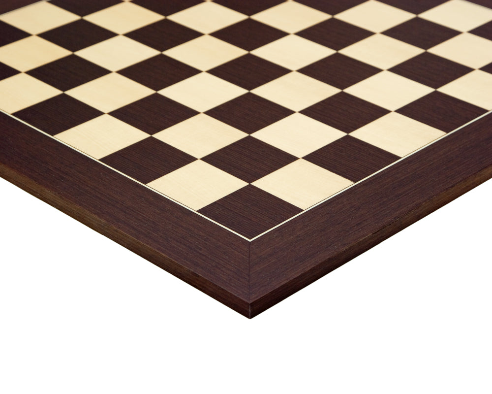 60cm Wenge and Maple Deluxe Chessboard
