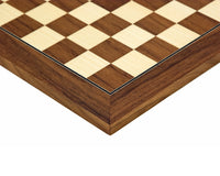 35cm Walnut and Maple Deluxe Chessboard