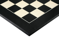 55cm Gloss Black Anegre and Maple Deluxe Chessboard