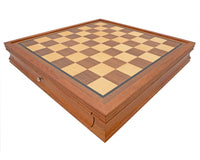 50cm Mahogany Framed Chess Cabinet with Drawer