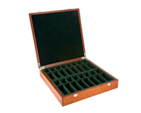 Root Wood Burl Luxury Compartment Chess Piece Case 43cm