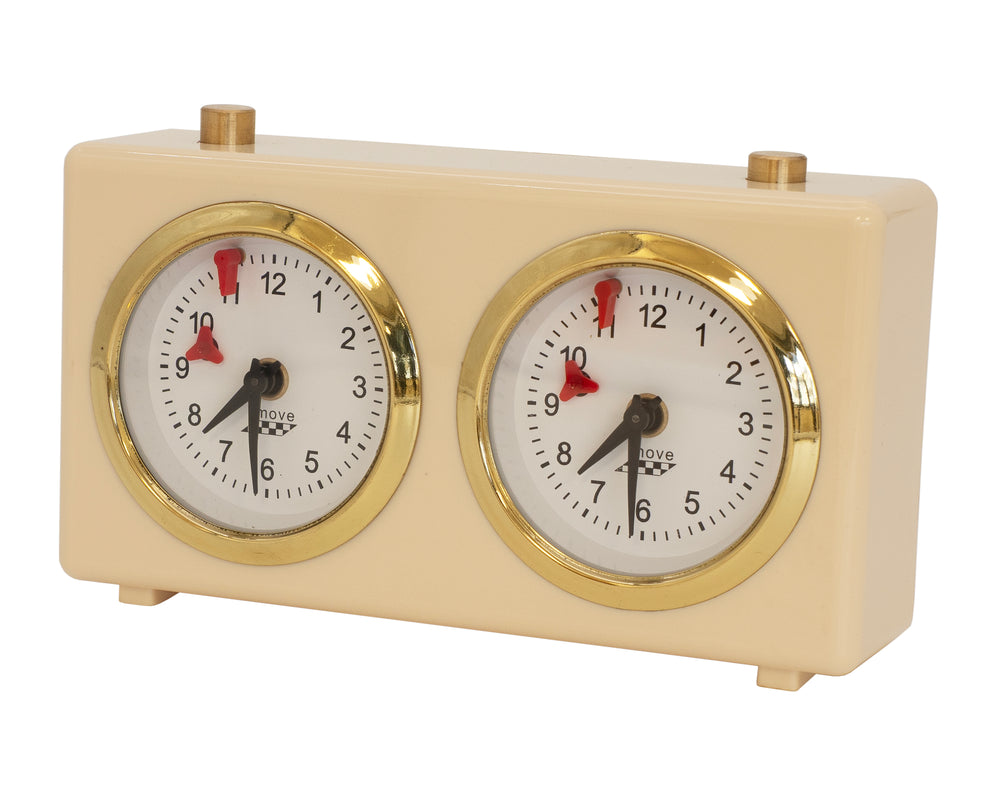 Turnier Chess Clock - Cream