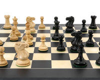 Highgrove Series Ebonised Staunton Chess Pieces - 7.6cm