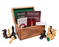 Competition Staunton Chess Pieces - 9.5cm Including Case
