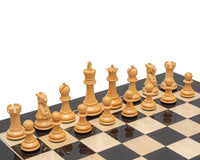 1972 Reproduction Staunton Ebony Chess Pieces - 8.9cm