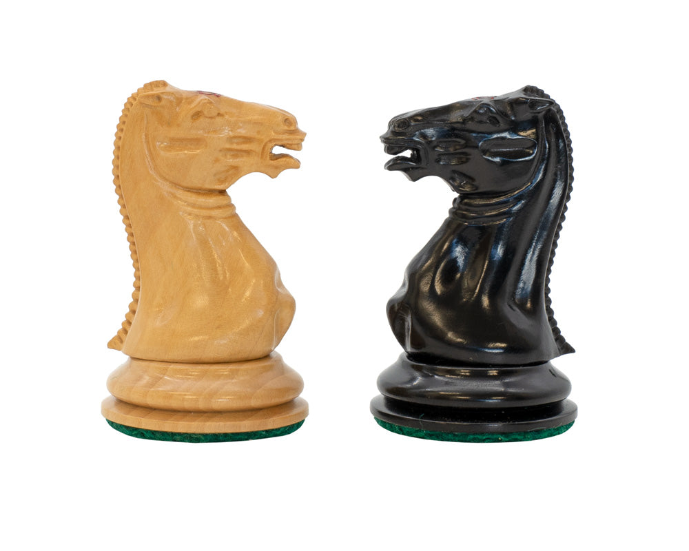 JJ Cooke 9cm Ebonised Chess Men