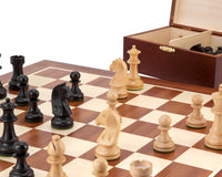 Down Head Black Grand Championship Chess Set