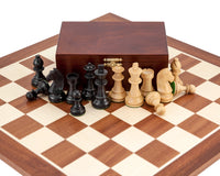 Down Head Black Grand Championship Chess Set