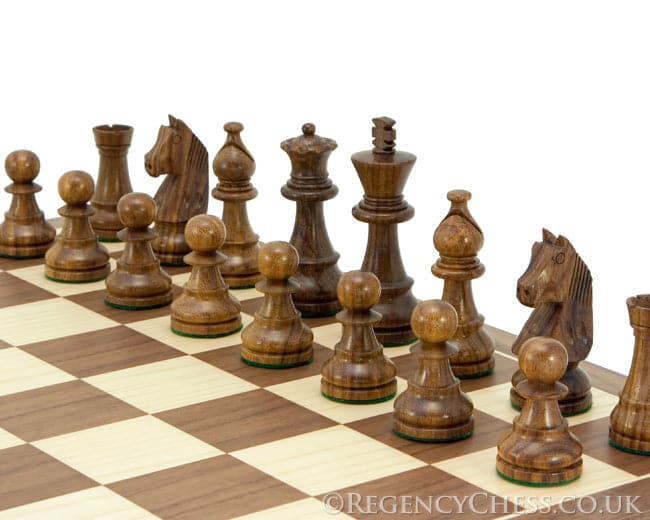 Down Head Knight Academy Large Chess Set (Hover Image)