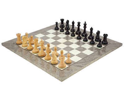 Oxford Ash Burl Chess Set