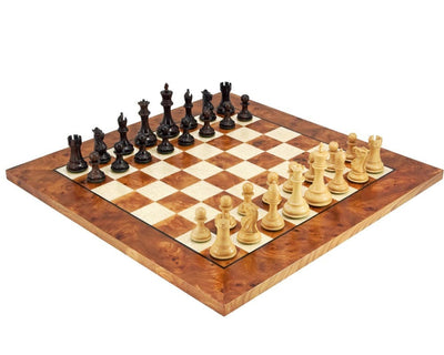 Sicilian Rosewood and Briarwood Luxury Chess Set