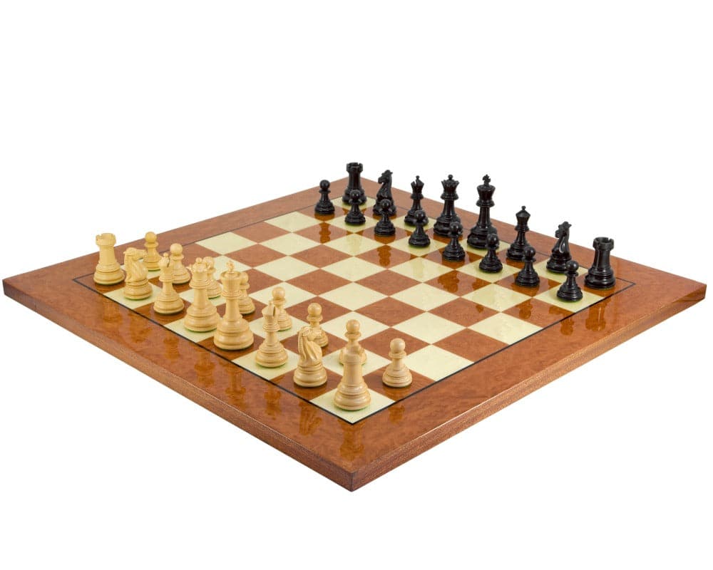 Cheltenham Ebony and Rootwood Grand Chess Set