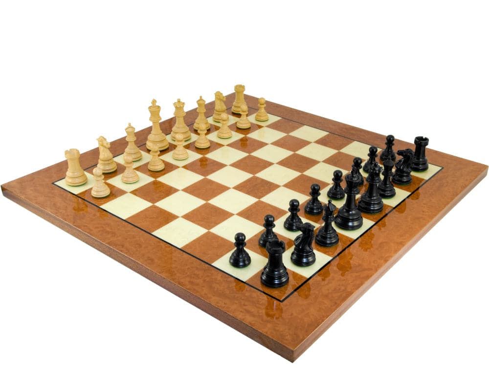 Cheltenham Ebony and Rootwood Grand Chess Set (Hover Image)