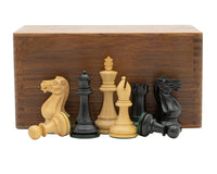 Competition Black Staunton Chess Set with Case