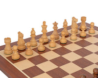 مجموعة شطرنج شيشام من خشب الماهوجني الفرنسي