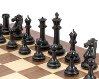 Parthenon Grand Ebony and Walnut Chess Set