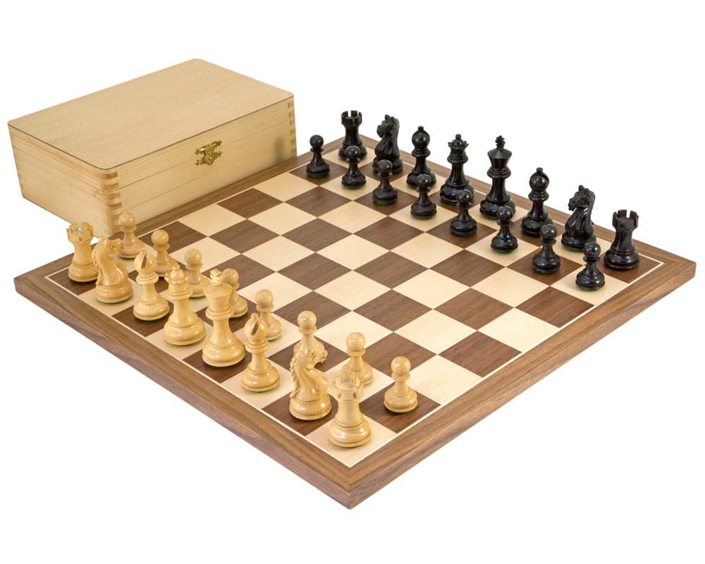 Fierce Knight Black Tournament Chess Set