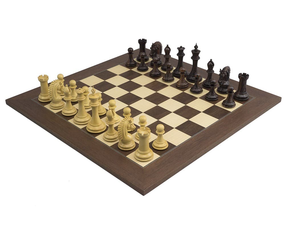 The Sheffield Knight Rosewood Palisander Chess Set