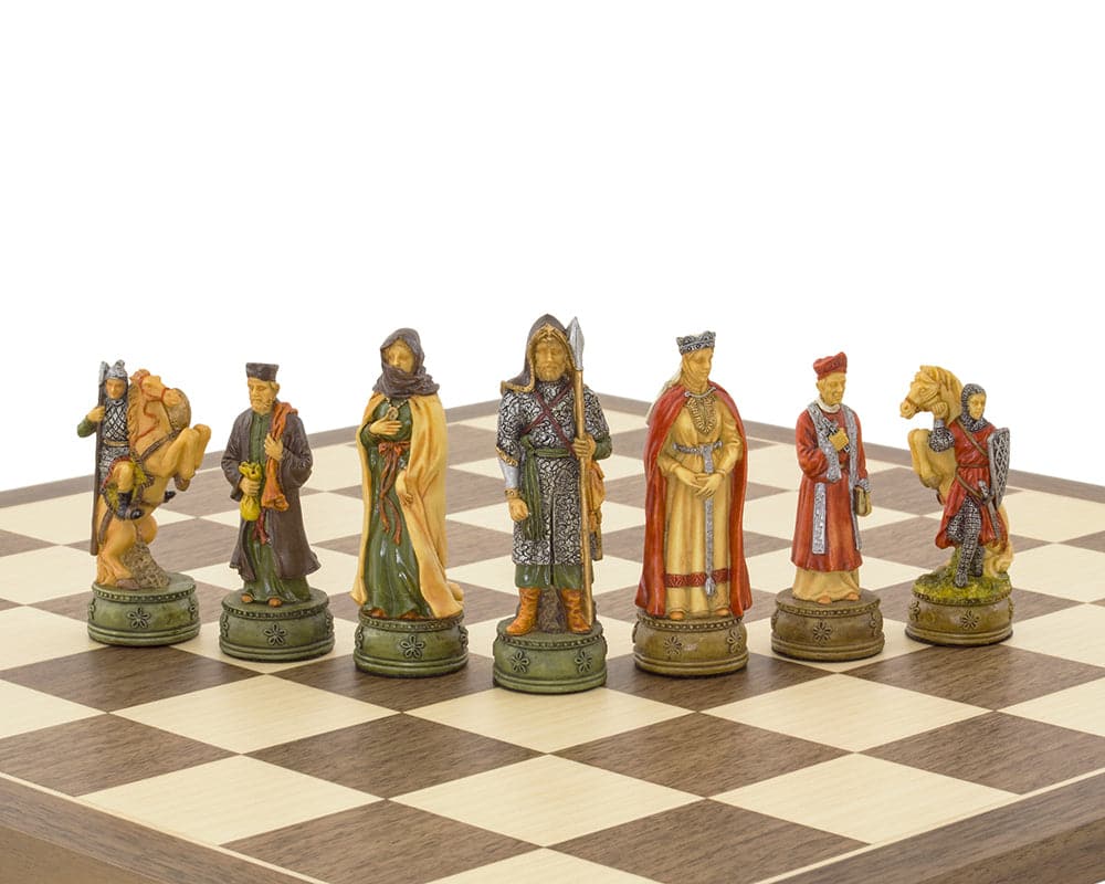 The Camelot Hand Painted Chess Set (Hover Image)