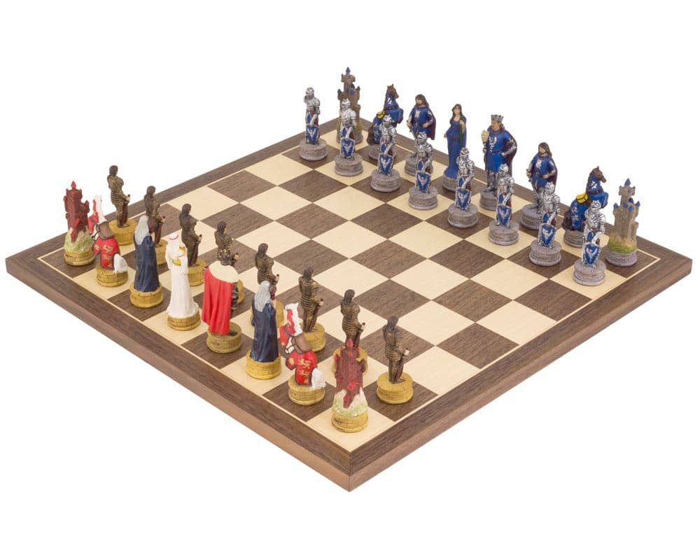 The King Arthur Hand Painted Chess Set