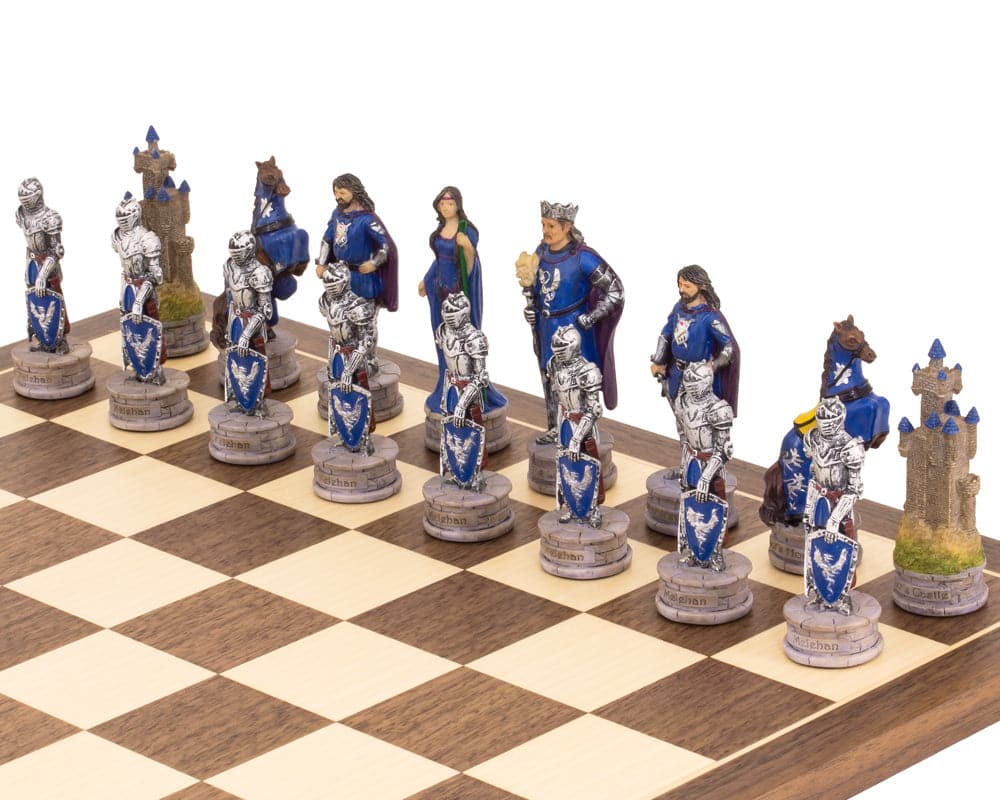 The King Arthur Hand Painted Chess Set (Hover Image)