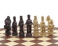 The Berkeley Chess Camelot Russet Palisander Grand Chess Set