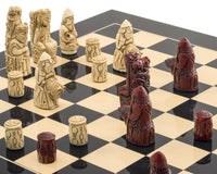 The Berkeley Chess Medieval Black Cardinal Chess Set