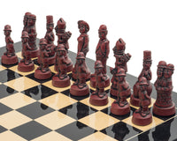 The Berkeley Chess Movie Stars Black Cardinal Grand Chess Set