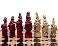 The Berkeley Chess Royal Beasts Black Cardinal Grand Chess Set
