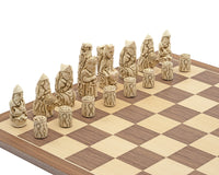 The Berkeley Chess Medieval Russet & Walnut Chess Set