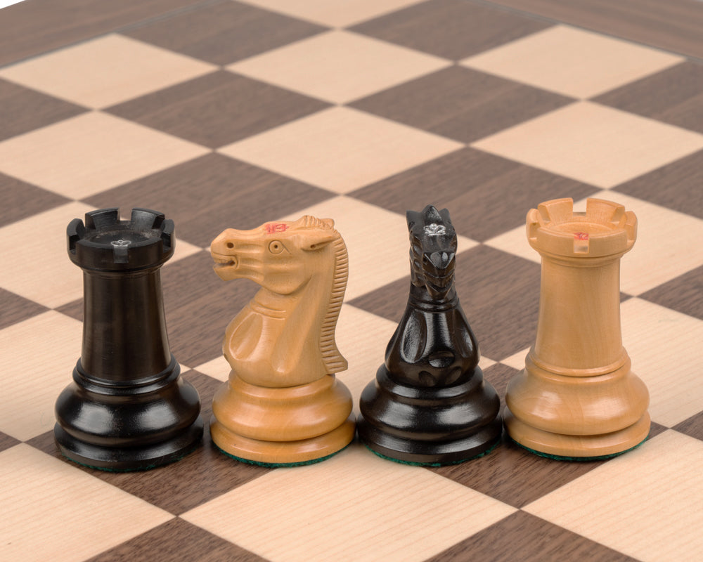 The 1890 Reproduction Staunton Ebony and Walnut Luxury Chess Set