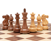 Classic Staunton Acacia and Maple Chess Set