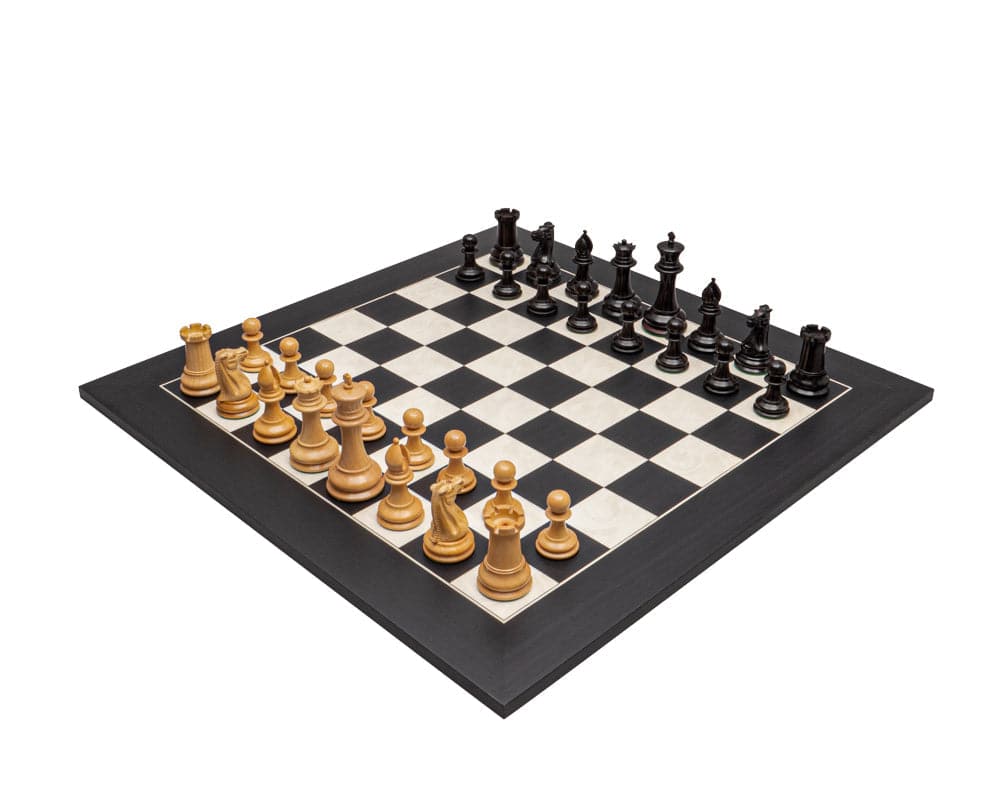 The 1849 Original Staunton Ebony and Black Grand Chess Set