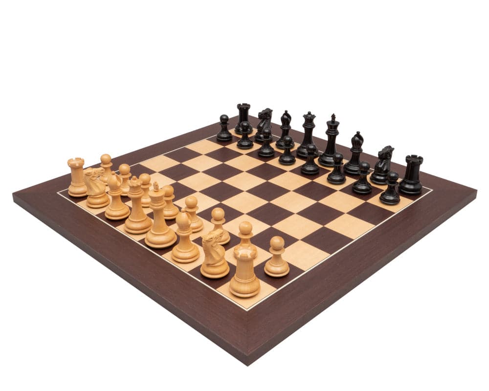 The Sovereign Ebony and Wenge Luxury Chess Set