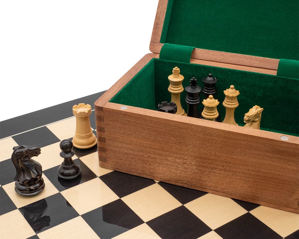 Exquisite Luxury Staunton Chess Set with Case