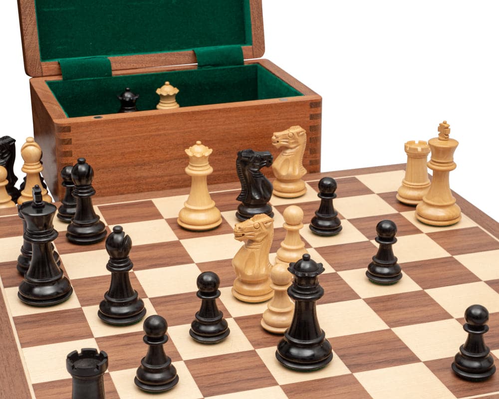 Competition Staunton Walnut Chess Set (Hover Image)