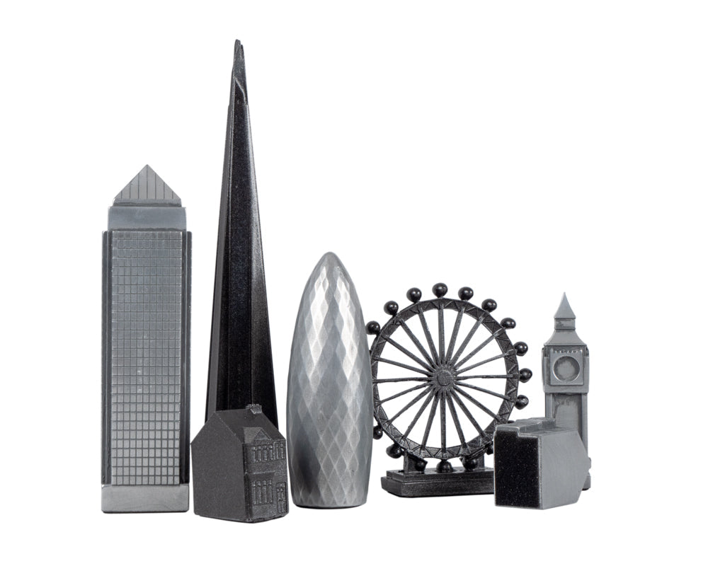 Skyline Premium Metal Chess Pieces - London Edition